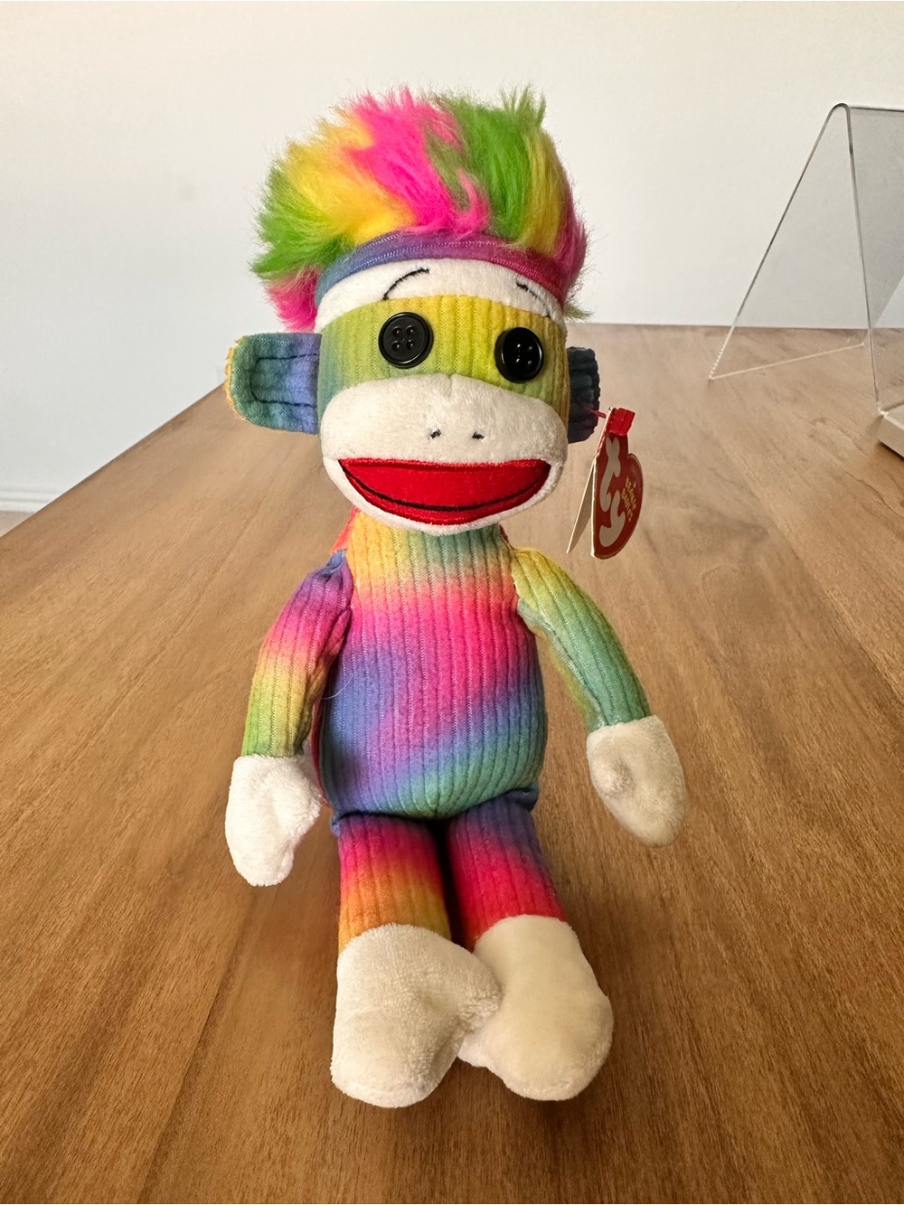 Ty Beanie Babies Rainbow Sock Monkey The Beanie Babies Collection